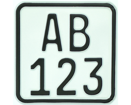 08a. Finnish MC plate 110 x 110 mm