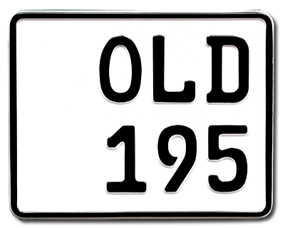 03. Old MC plate - 195 x 155 mm without EU-sign