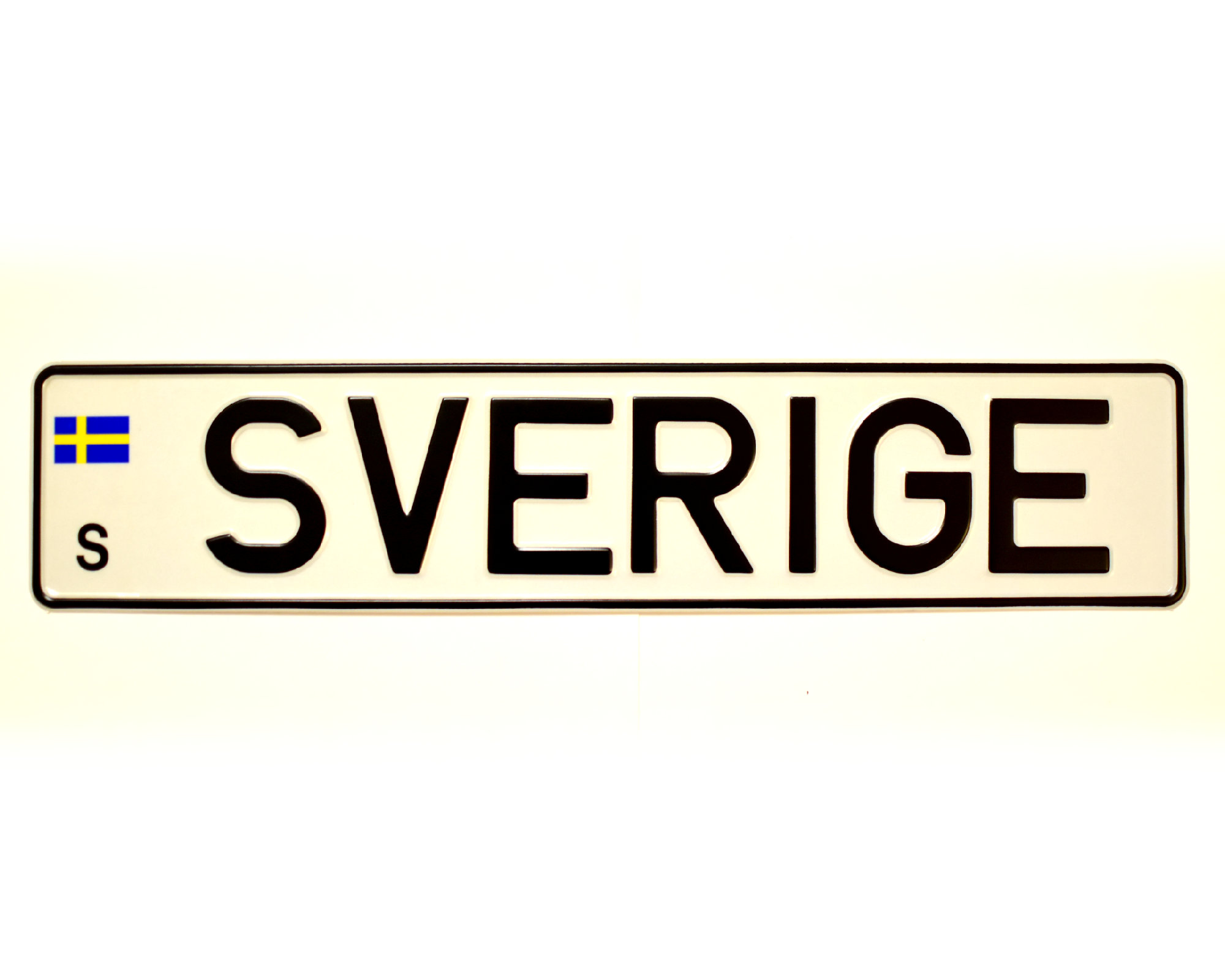 03c. Svensk skylt liten flagga vit bakgrund 520 mm