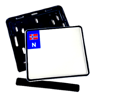 23. Norwegisches MC Schild 170 x 150 mm Paket