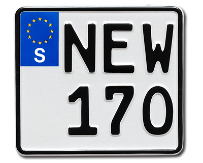02. New MC plate - 170 x 150 mm with EU-sign